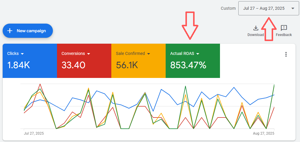 Website Squadron Google Ads Results