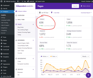 Website Squadron Website Traffic 90 Days